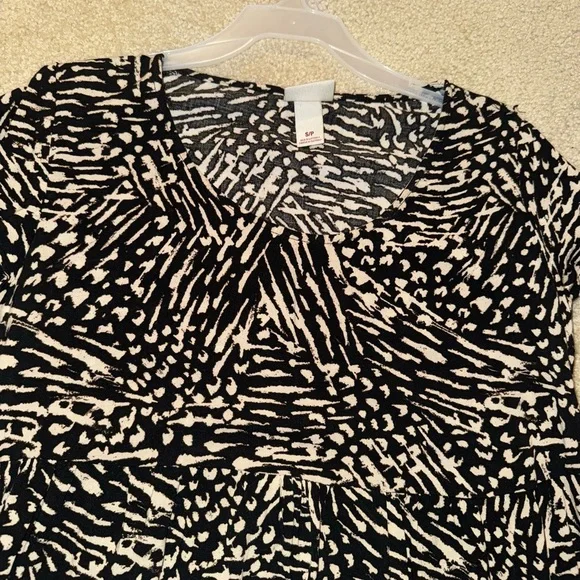 Mossimo Supply Co. Black and White Abstract Dress - Picture 3 of 4